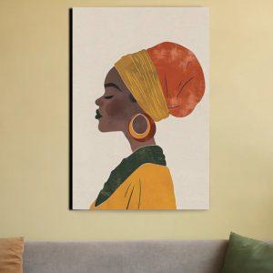 Abyssinian Grace Watercolor Wall Art - Canvas