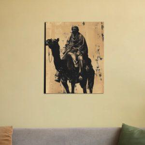 " Golden Mirage Egyptian Desert " Canvas 16 x 20 Inch